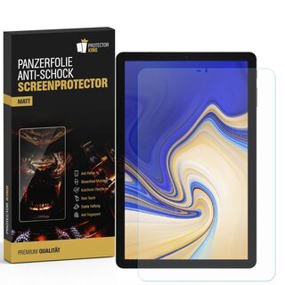 4x Panzerfolie fr Samsung Galaxy Tab S4 10.5 ANTISCHOCK Displayschutzfolie MATT