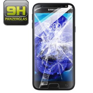 3x 9H Hartglasfolie für Samsung Galaxy J7 2018 Panzerfolie Displayglas HD KLAR