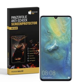 4x Panzerfolie für Huawei Mate 20 ANTI-SCHOCK Display Displayschutzfolie HD KLAR