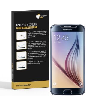 2x Displayschutzfolie fr Samsung Galaxy S6 Displayfolie Schutzfolie HD KLAR