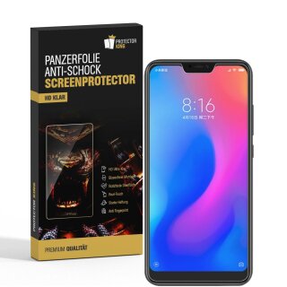 4x Panzerfolie für Xiaomi Redmi Note 6 Pro ANTI-SCHOCK Displayschutzfolie KLAR