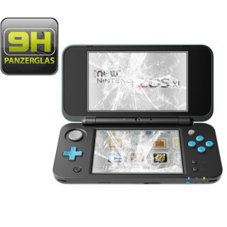 4x 9H Hartglasfolie für Nintendo NEW 2DS XL Panzerfolie Displayschutzfolie KLAR