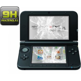 2x 9H Hartglasfolie für Nintendo 3DS XL Panzerfolie Schutzglas Glasfolie HD KLAR