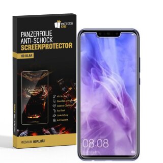 4x Panzerfolie für Huawei Nova 3 ANTI-SCHOCK Displayfolie Displayschutzfolie KLAR