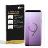 3x 9H Hartglas für Samsung Galaxy S9 FULL CURVED Displayschutz Panzerfolie KLAR Schutzglas Panzerglas Schutzfolie Displayglas Glasfolie