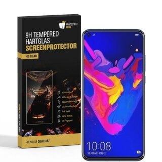 4x 9H Hartglasfolie für Huawei Honor View 20 Panzerfolie Displayschutzfolie KLAR Panzerglas Schutzfolie