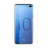1x 9H Nano-Glass für Samsung Galaxy S10 Plus FULL CURVED 3D KLAR Anti-Shock Anti-Bruch Anti-Stoß Anti-Schmutz Panzernanoglas Displayschutz Schutzfolie Panzerfolie Panzerglas Screen-Protector