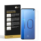 4x 9H Nano-Glass für Samsung Galaxy S10 FULL CURVED 3D KLAR Anti-Shock Anti-Bruch Anti-Stoß Anti-Schmutz Panzernanoglas Displayschutz Schutzfolie Panzerfolie Panzerglas Screen-Protector
