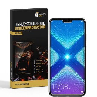2x Displayschutzfolie für Huawei Honor 8X Displayfolie Schutzfolie HD KLAR