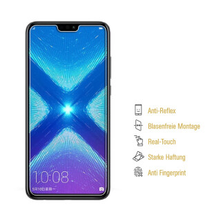 3x Displayschutzfolie fr Huawei Honor 8X ANTI-REFLEX Displayfolie MATT