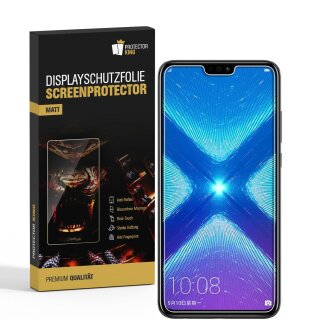 6x Displayschutzfolie für Huawei Honor 8X ANTI-REFLEX Displayfolie MATT