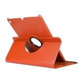 Schutzhülle für iPad Pro 11 (2018-2019-2020-2021) Tablet Hülle Schutz Tasche Case Cover Orange 360 Grad drehbar Rotation Bumper