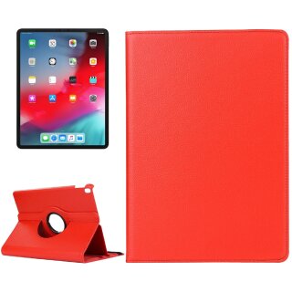 Schutzhülle für iPad Pro 11 (2018-2019-2020-2021) Tablet Hülle Schutz Tasche Case Cover Rot 360 Grad drehbar Rotation Bumper