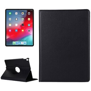 1x Schutzhlle fr iPad Pro 12.9 (2018-2019-2020-2021) Tablet Hlle Schutz Tasche Case Cover Schwarz 360 Grad drehbar Rotation Bumper