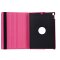 1x Schutzhülle für iPad Pro 12.9 (2018-2019-2020-2021) Tablet Hülle Schutz Tasche Case Cover Rose 360 Grad drehbar Rotation Bumper