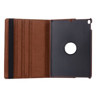 1x Schutzhlle fr iPad Pro 12.9 (2018-2019-2020-2021) Tablet Hlle Schutz Tasche Case Cover Braun 360 Grad drehbar Rotation Bumper