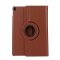 1x Schutzhülle für iPad Pro 12.9 (2018-2019-2020-2021) Tablet Hülle Schutz Tasche Case Cover Braun 360 Grad drehbar Rotation Bumper