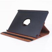 Schutzhülle für iPad Air Tablet Hülle Schutz Tasche Case Cover Braun 360 Grad drehbar Rotation Bumper