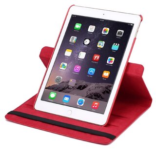 Schutzhlle fr iPad Air Tablet Hlle Schutz Tasche Case Cover Rot 360 Grad drehbar Rotation Bumper