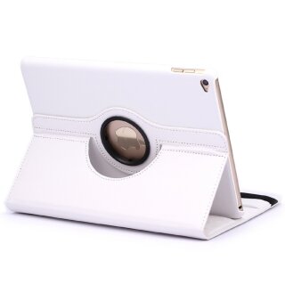 Schutzhülle für iPad Air Tablet Hülle Schutz Tasche Case Cover Weiß 360 Grad drehbar Rotation Bumper