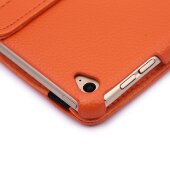 Schutzhülle für iPad Air 2 9.7 Tablet Hülle Schutz Tasche Case Cover Orange 360 Grad drehbar Rotation Bumper