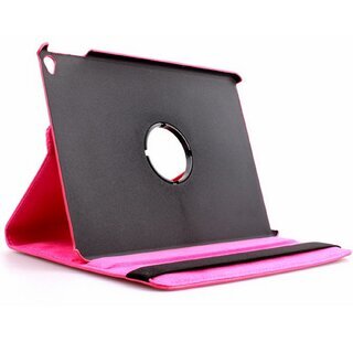 Hülle für iPad Air 2 Schutzhülle Kunst Leder Tasche Case Cover Rose 360 Grad drehbar Bumper