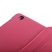 Schutzhülle für iPad Mini 1/2/3 Tablet Hülle Schutz Tasche Case Cover Rose 360 Grad drehbar Rotation Bumper