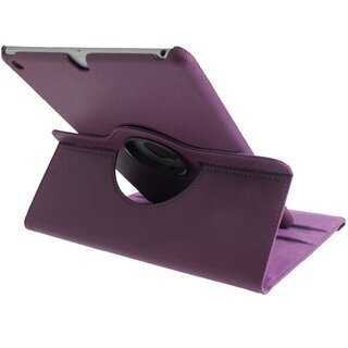 Schutzhlle fr iPad Mini 1/2/3 Tablet Hlle Schutz Tasche Case Cover Lila 360 Grad drehbar Rotation Bumper