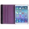 Schutzhülle für iPad Mini 1/2/3 Tablet Hülle Schutz Tasche Case Cover Lila 360 Grad drehbar Rotation Bumper