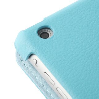 Schutzhlle fr iPad Mini 1/2/3 Tablet Hlle Schutz Tasche Case Cover Trkis 360 Grad drehbar Rotation Bumper