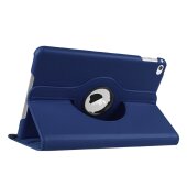 Schutzhülle für iPad Mini 4/5/6 Tablet Hülle Schutz Tasche Case Cover Blau 360 Grad drehbar Rotation Bumper