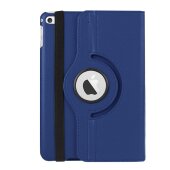 Schutzhülle für iPad Mini 4/5/6 Tablet Hülle Schutz Tasche Case Cover Blau 360 Grad drehbar Rotation Bumper