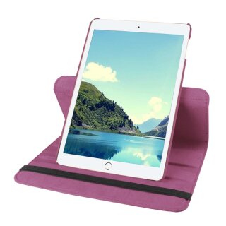 Schutzhülle für iPad Mini 4/5/6 Tablet Hülle Schutz Tasche Case Cover Lila 360 Grad drehbar Rotation Bumper