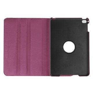 Schutzhlle fr iPad Mini 4/5/6 Tablet Hlle Schutz Tasche Case Cover Lila 360 Grad drehbar Rotation Bumper