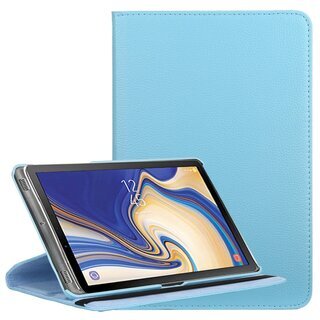 Tablet Tasche fr Samsung Galaxy Tab S4 10.5 Leder Schutzhlle 360 Case Cover Trkis