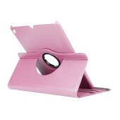 Schutzhülle für iPad Pro 10.5 Tablet Hülle Schutz Tasche Case Cover Pink 360 Grad drehbar Rotation Bumper