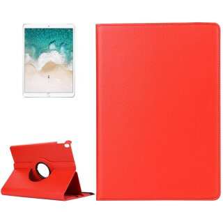 Schutzhülle für iPad Pro 10.5 Tablet Hülle Schutz Tasche Case Cover Rot 360 Grad drehbar Rotation Bumper