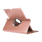 Schutzhülle für iPad Pro 10.5 Tablet Hülle Schutz Tasche Case Cover Rose Gold 360 Grad drehbar Rotation Bumper
