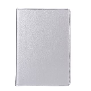 Schutzhülle für iPad Pro 10.5 Tablet Hülle Schutz Tasche Case Cover Silber 360 Grad drehbar Rotation Bumper