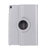 Schutzhülle für iPad Pro 10.5 Tablet Hülle Schutz Tasche Case Cover Silber 360 Grad drehbar Rotation Bumper