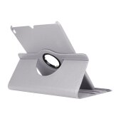 Schutzhülle für iPad Pro 10.5 Tablet Hülle Schutz Tasche Case Cover Silber 360 Grad drehbar Rotation Bumper