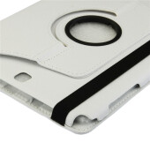 Tablet Tasche für Samsung Galaxy Tab A 9.7 Leder Schutzhülle Case Cover 360° Weiss