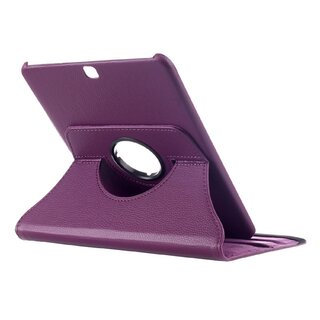 Tablet Tasche fr Samsung Galaxy Tab S2 9.7 Leder Schutz Hlle 360 Case Lila