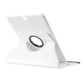 Tablet Tasche für Samsung Galaxy Tab S2 9.7 Leder Schutz Hülle 360° Case  Weiß
