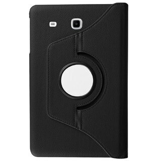 Tablet Tasche fr Samsung Galaxy Tab E 9.6 Leder Schutz Hlle 360  Case Schwarz