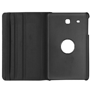 Tablet Tasche fr Samsung Galaxy Tab E 9.6 Leder Schutz Hlle 360  Case Schwarz