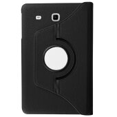Tablet Tasche für Samsung Galaxy Tab E 9.6 Leder Schutz Hülle 360 ° Case Schwarz
