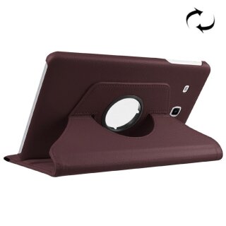 Tablet Tasche für Samsung Galaxy Tab E 9.6 Leder Schutz Hülle 360 ° Case Braun