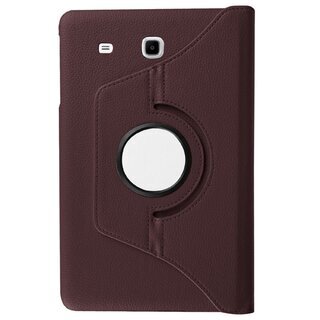 Tablet Tasche fr Samsung Galaxy Tab E 9.6 Leder Schutz Hlle 360  Case Braun