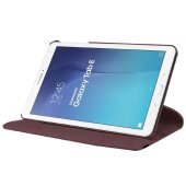 Tablet Tasche für Samsung Galaxy Tab E 9.6 Leder Schutz Hülle 360 ° Case Braun